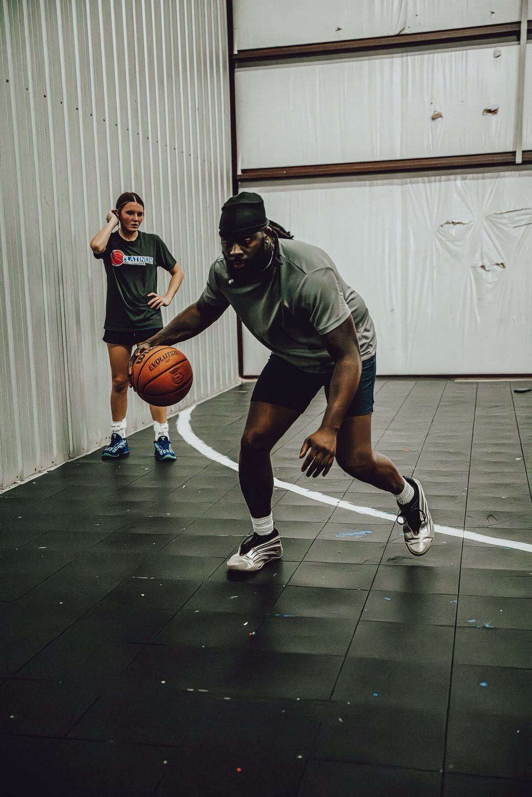 One-on-one training in the gym